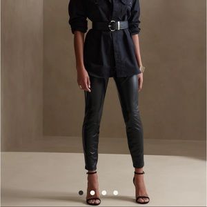 Vegan Leather Leggings